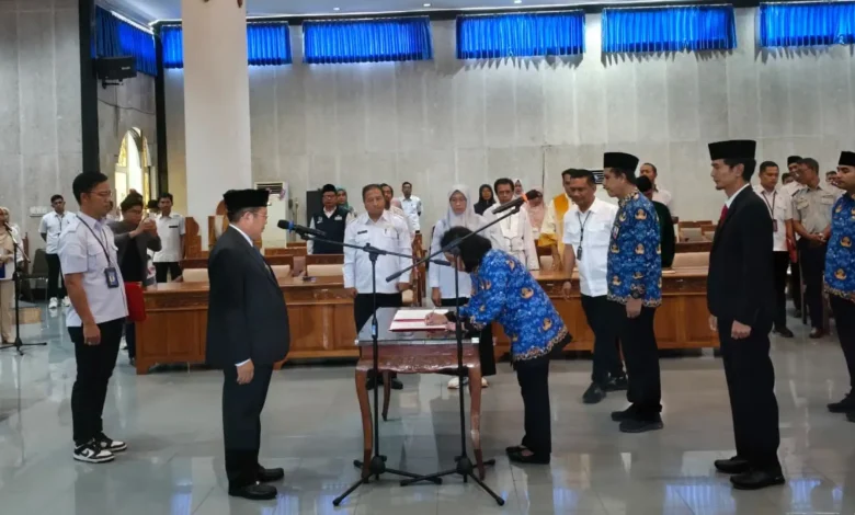 Bupati LAZ Soroti PAD saat Lantik Pejabat Baru, BKAD Jadi Fokus Pembenahan Keuangan Daerah