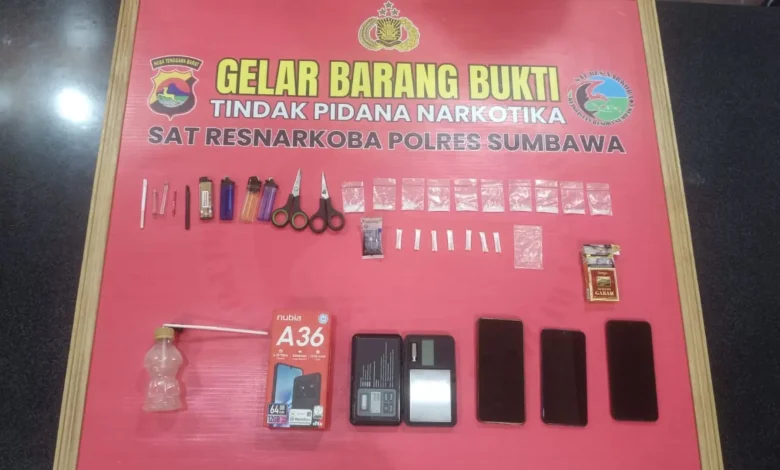 Polres Sumbawa Gerebek Sebuah Rumah Diduga Tempat Transaksi Narkotika