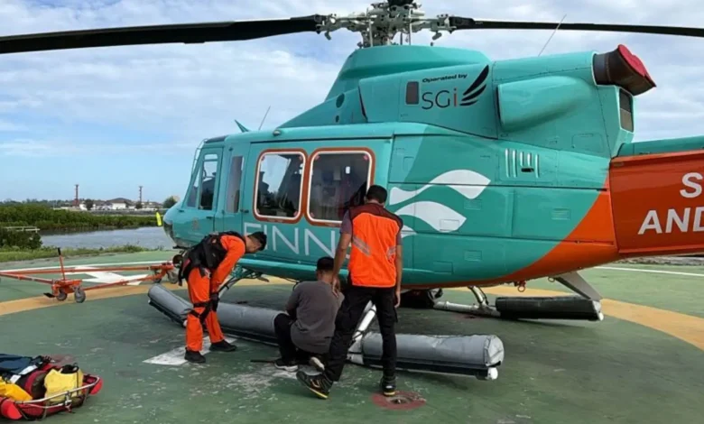 Proses Evakuasi Pendaki asal Malaysia Terjatuh di Gunung Rinjani