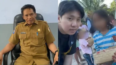 Kolase foto Sekretaris Dikbud Lombok Timur, Lalu Bayan Purwadi (kiri), dan konten kreator Sadam Permana Wiyana (kanan).