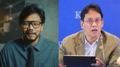 Kolase foto Ferry Irwandi bersama Menteri Keuangan RI, Purbaya Yudhi Sadewa.