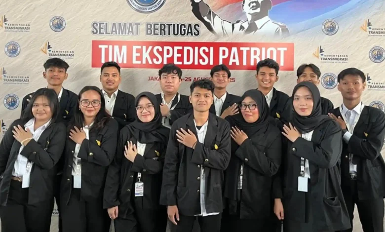 Tim Ekspedisi Patriot Kementerian Transmigrasi tahun 2025.