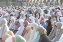Ilustrasi pelaksanaan salat Iduladha 1447 Hijriah.