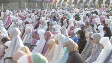 Ilustrasi pelaksanaan salat Iduladha 1447 Hijriah.