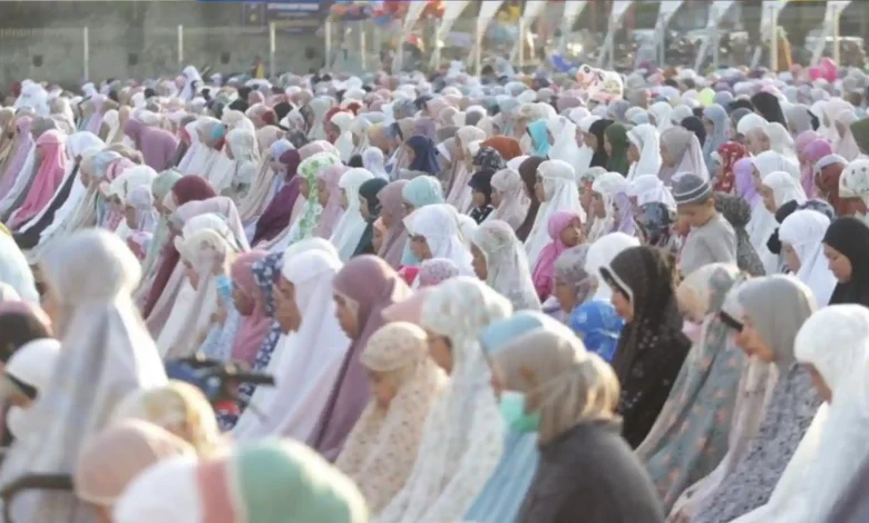 Ilustrasi pelaksanaan salat Iduladha 1447 Hijriah.