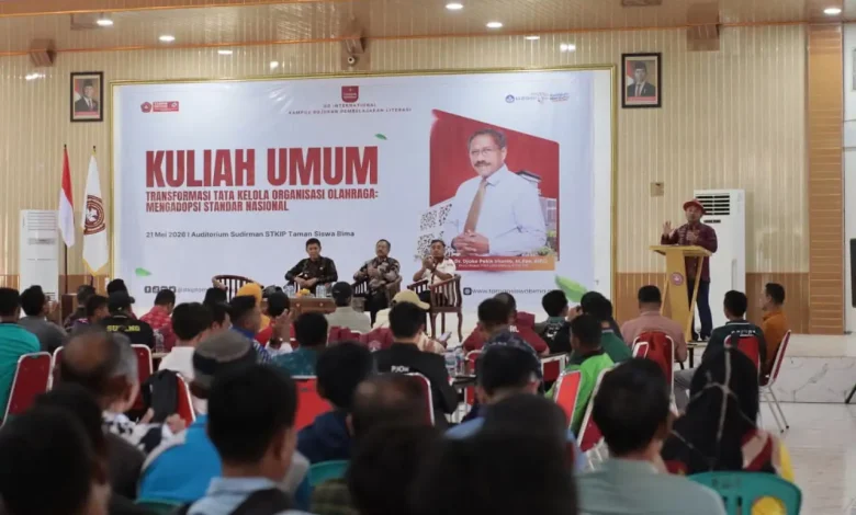 Prodi PJKR STKIP Taman Siswa Bima Perkuat Sinergi Tata Kelola Olahraga Melalui Kuliah Umum Nasional