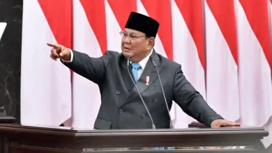Pidato Prabowo di DPR RI