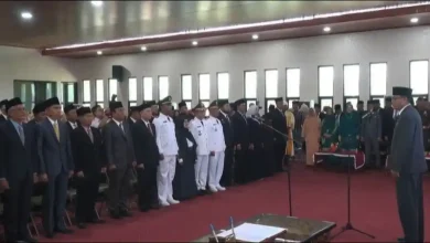 Bupati Jarot Lantik Empat Kepala OPD Pemkab Sumbawa