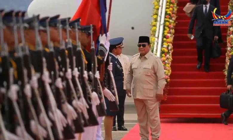 Prabowo Tiba di Filipina untuk Hadiri KTT Ke-48 ASEAN