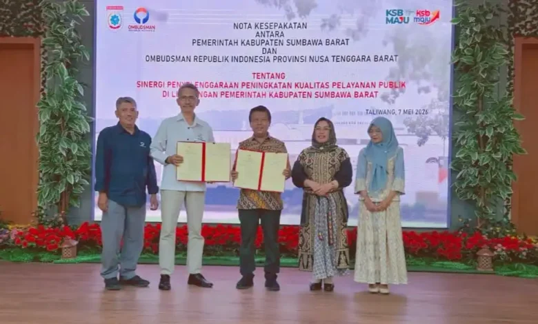 Pemkab Sumbawa Barat dan Ombudsman NTB Teken MoU Peningkatan Kualitas Pelayanan Publik