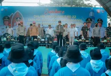 Pemkot Mataram Kukuhkan 60 Satgas Kampung Siaga Bencana di HUT Ke-22 TAGANA