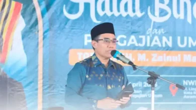 Kepala Biro Kesra Setda Provinsi NTB Amir Hewan Kurban Pemprov