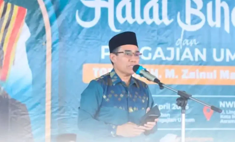 Kepala Biro Kesra Setda Provinsi NTB Amir Hewan Kurban Pemprov