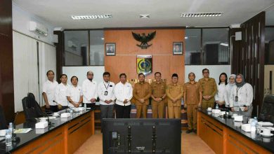 Pemkab Lombok Timur saat menerima tim BPK Provinsi NTB, di Selong, Senin, 4 Mei 2026.