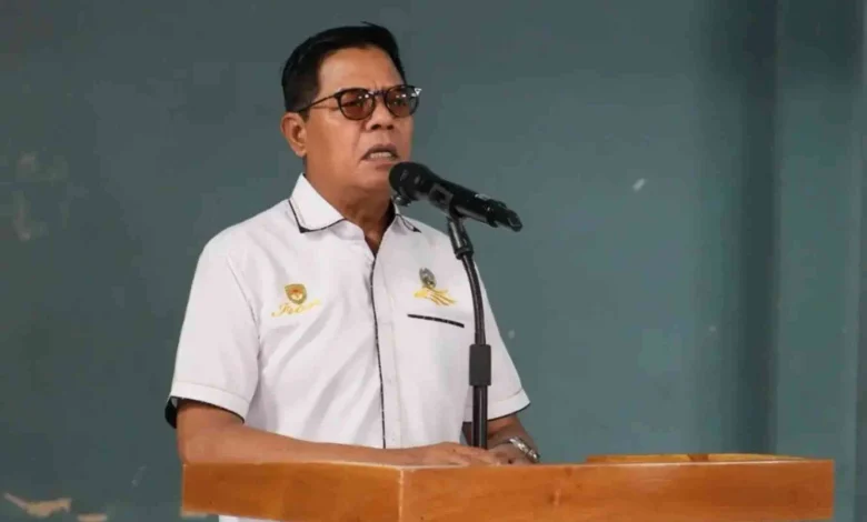 Bupati Lombok Timur Haerul Warisin menjelaskan strategi pertumbuhan ekonomi pada Kamis, 9 April 2026.