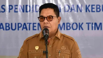 Bupati Lombok Timur, Haerul Warisin, saat mengugkapkan komitmen pemeritah untuk menjamin nasib PPPK Paruh Waktu pada Senin, 30 Maret 2026.