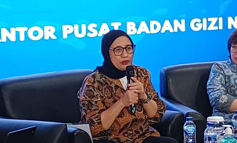Kepala BGN, Nanik S Deyang, saat melakukan konferensi pers di Jakarta, Kamis, 4 Juni 2026. Foto: Kompas.