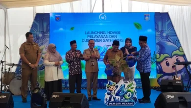 Launching Inovasi Pelayanan dan Customer Gathering rangkaian perayaan Hari Ulang Tahun (HUT) ke-46 PTAM Giri Menang, Senin, 15 Juni 2026.