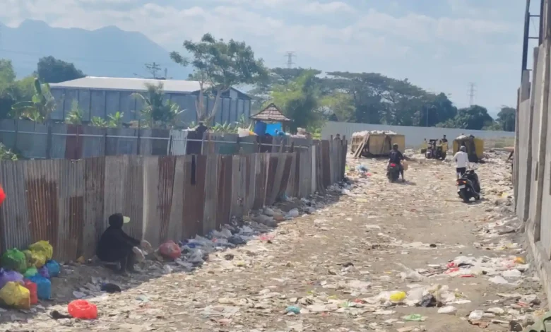 Suasana TPS Kebon Talo yang sudah bersih dari timbunan sampah, Minggu, 14 Juni 2026.