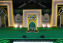 Momen peserta dari salah satu kafilah sedang tampil di acara MTQ XXXI NTB.