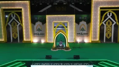 Momen peserta dari salah satu kafilah sedang tampil di acara MTQ XXXI NTB.