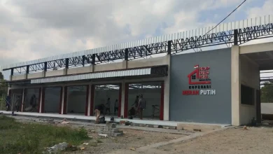 Salah satu KDMP yang dibangun di wilayah Lingsar, Lombok Barat.