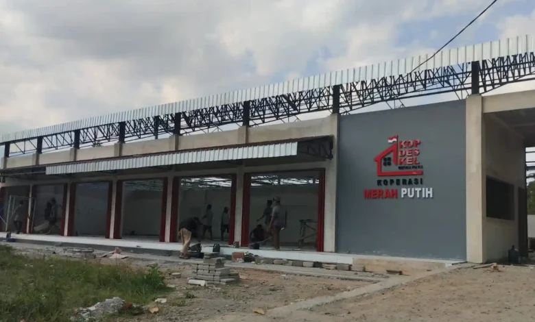 Salah satu KDMP yang dibangun di wilayah Lingsar, Lombok Barat.