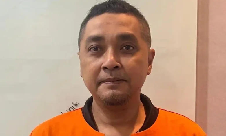 Mantan Kapolres Bima Kota, Didik Putra Kuncoro saat ditahan kepolisian setelah menjadi tersangka kasus peredaran narkoba.