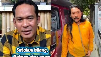 Kolase foto Agam Rinjani (kanan) dan perwakilan GANAS Lotim, Royall Sembahulun (kiri) yang protes kedatangan Agam bersama Panji Petualang ke Rinjani.