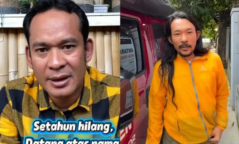 Kolase foto Agam Rinjani (kanan) dan perwakilan GANAS Lotim, Royall Sembahulun (kiri) yang protes kedatangan Agam bersama Panji Petualang ke Rinjani.