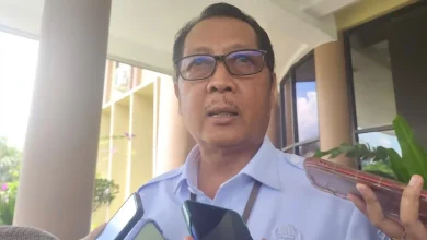 Sekda Kota Mataram, Lalu Alwan Basri buka suara soal kelebihan bayar Rp851 juta dalam pengerjaan proyek Kantor Wali Kota Mataram, Bale Mentaram usai menghadiri Rapat Paripurna DPRD Kota Mataram, Senin, 22 Juni 2026.