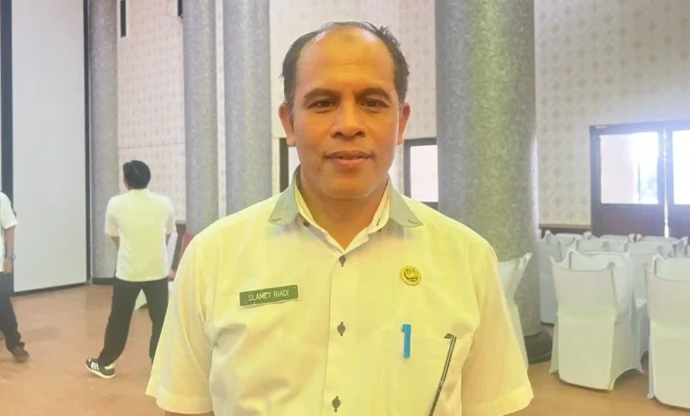 Kepala Dinas Tenaga Kerja dan Transmigrasi (Disnakertrans) Kabupaten Sumbawa Barat (KSB), Slamet Riadi.