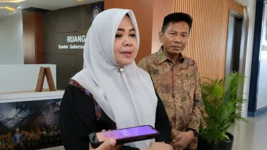 Wakil Gubernur NTB, Indah Dhamayanti Putri, usai mengikuti rapat paripurna penyampaian jawaban Pemprov NTB atas kritik fraksi-fraksi DPRD NTB, Kamis, 25 Juni 2026.