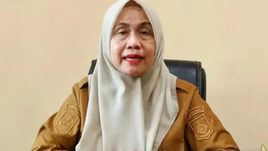 Kepala DPKUKMTK Kabupaten Lombok Barat, Hj. Asiyah Desilina, saat membuka program magang ke Jepang pada Senin, 29 Juni 2026.