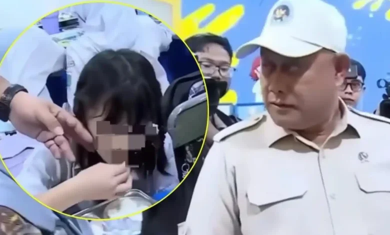 Momen saat eks Kepala BGN Dadan Hindayana memantau pelaksanaan program MBG.