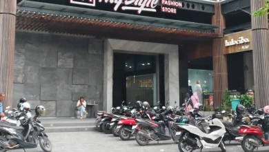 Salah satu titik parkir di toko My Style, Kota Mataram.