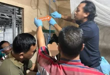 Polres Lombok Utara saat melakukan identifikasi dan evakuasi jenazah pelajar asal Lombok Tengah, Jumat, 12 Juni 2026.