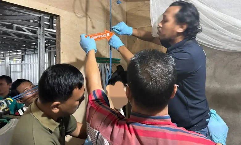 Polres Lombok Utara saat melakukan identifikasi dan evakuasi jenazah pelajar asal Lombok Tengah, Jumat, 12 Juni 2026.