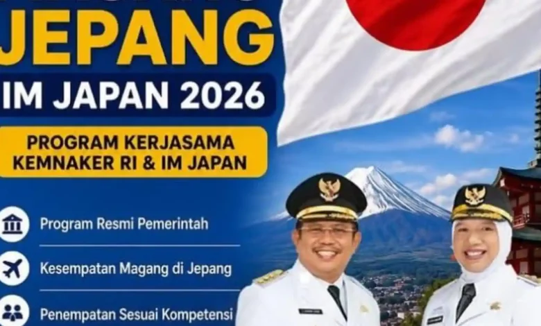 Poster Magang ke Jepang Pemkab Lobar.