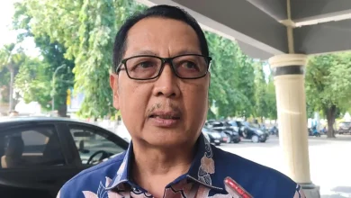 Sekda Kota Mataram, Lalu Alwan Basri diwawancarai terkait realisasi PAD Kota Mataram.