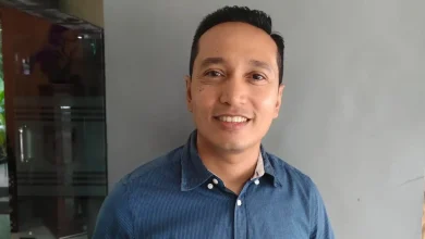 Ketua KONI Kota Mataram, Firadz Pariska diwawancarai beberapa waktu lalu.