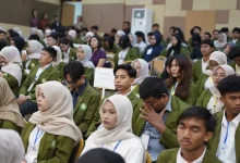 Suasana pembekalan Kuliah Kerja Nyata–Pembelajaran Pemberdayaan Masyarakat (KKN-PPM) Ke-43 bagi mahasiswa Unizar, Selasa, 14 Juli 2026.