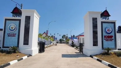 Tampak Depan Kawasan Kampung Nelayan Merah Putih di Kelurahan Bintaro, Ampenan, Kota Mataram.