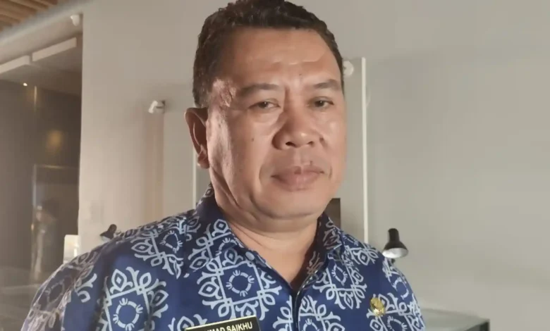 Pj. Sekda Lobar, Ahmad Saikhu saat diwawancarai NTBSatu beberapa waktu yang lalu, Juni 2026.