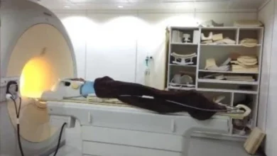 Pemeriksaan MRI (Magnetic Resonance Imaging) untuk melihat detail organ dalam tubuh pasien di RS Ruslan.