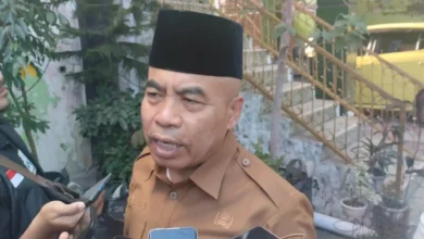 Kepala Dinas Arpus Lobar, Lalu Winengan saat diwawancarai, Selasa, 21 Juli 2026.