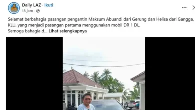 Salah satu unggahan akun Facebook "Daily LAZ" milik Bupati Lombok Barat, Lalu Ahmad Zaini, sebelum hilang sejak Selasa, 21 Juli 2026.