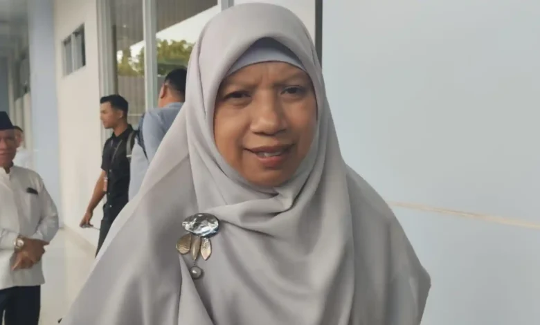 Wakil Bupati Lombok Barat, Nurul Adha, yang menggantikan tugas Bupati LAZ setelah tertangkap OTT.