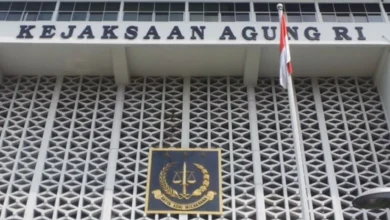 Gedung Kejaksaan Agung RI yang baru saja memiliki lima pejabat baru setelah dilantik Presiden Prabowo pada Rabu, 22 Juli 2026.
