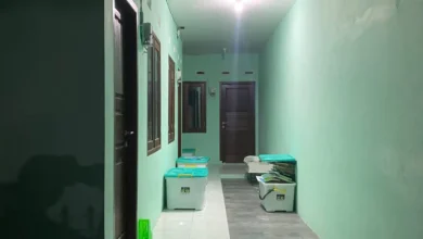 Penampakan rumah diduga CV DKK di Perumahan Mavilla Rengginas, Lombok Barat.